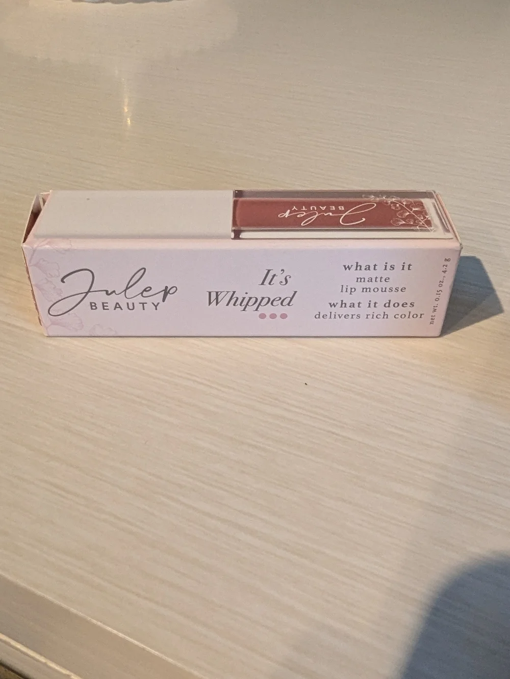Julep It's Whipped Whisper Mauve Matte Lip Mousse, Rich Color, Full Size